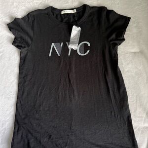 rag & bone Black NYC Graphic Tee